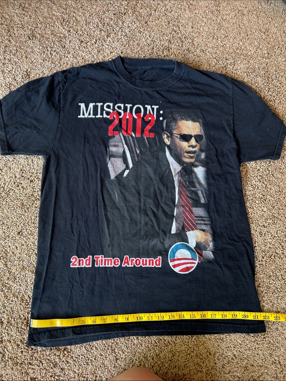 Black 'Mission 2012' Graphic Tee - 2nd Time Around Obama